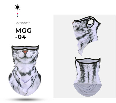 3D Mačka Pas Slatka životinja Balaclava Motocikl Motokros Skijanje Snowboard Šešir Podstava za kacigu Biker Ovratnik Toplija Kapa za lice Biciklistička Pokrivala za glavu