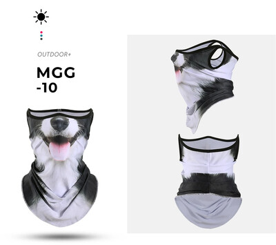 3D Mačka Pas Slatka životinja Balaclava Motocikl Motokros Skijanje Snowboard Šešir Podstava za kacigu Biker Ovratnik Toplija Kapa za lice Biciklistička Pokrivala za glavu