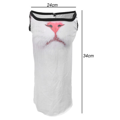 3D Mačka Pas Slatka životinja Balaclava Motocikl Motokros Skijanje Snowboard Šešir Podstava za kacigu Biker Ovratnik Toplija Kapa za lice Biciklistička Pokrivala za glavu