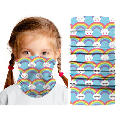 Παιδικές Mascarillas Balaclava Bandana Παιδικά Θερμότερα Λαιμού Γκέτα Ασπίδα προσώπου Animal Print Cycling Skateboard Bandanas