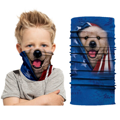 Παιδικές Mascarillas Balaclava Bandana Παιδικά Θερμότερα Λαιμού Γκέτα Ασπίδα προσώπου Animal Print Cycling Skateboard Bandanas