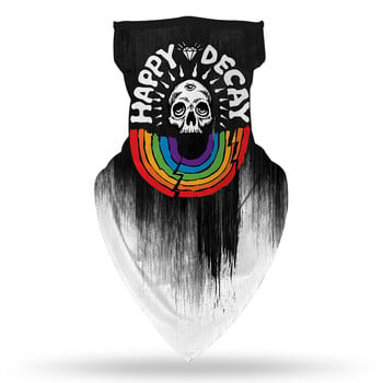 Halloween Skull Death Punk Scary Cosplay Face Mask Κασκόλ λαιμού Μάσκες Bandana Headband Balaclava