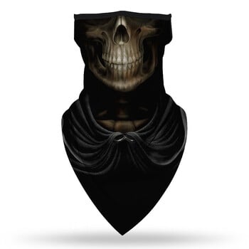 Halloween Skull Death Punk Scary Cosplay Face Mask Κασκόλ λαιμού Μάσκες Bandana Headband Balaclava