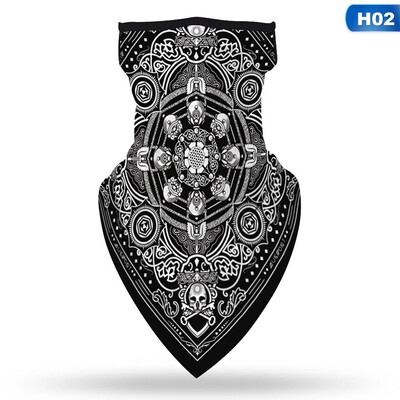 Πανκ Αντηλιακή Μάσκα για Άντρες Γυναικεία Καλοκαιρινή Προστασία Προσώπου Λαιμού UV Μαντίλι αυτιών Hip Hop Μοτοσικλέτα εξωτερικού χώρου Ποδηλασία Μπαντάνα Κασκόλ