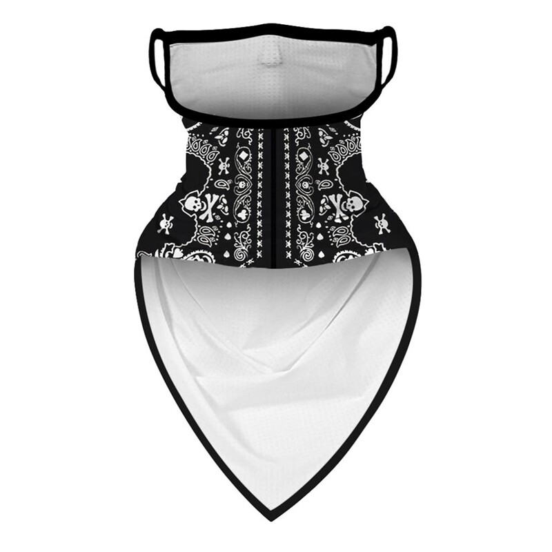 Πανκ Αντηλιακή Μάσκα για Άντρες Γυναικεία Καλοκαιρινή Προστασία Προσώπου Λαιμού UV Μαντίλι αυτιών Hip Hop Μοτοσικλέτα εξωτερικού χώρου Ποδηλασία Μπαντάνα Κασκόλ