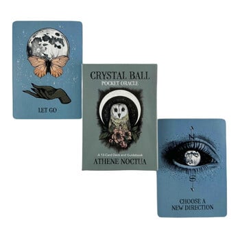 Crystal Ball Pocket Oracle Cards A 13 English Divination Tarot Edition Deck Borad Games