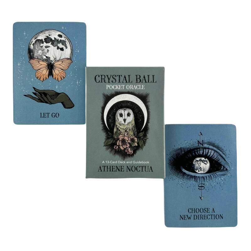 Crystal Ball Pocket Oracle Cards A 13 English Divination Tarot Edition špil Borad Games