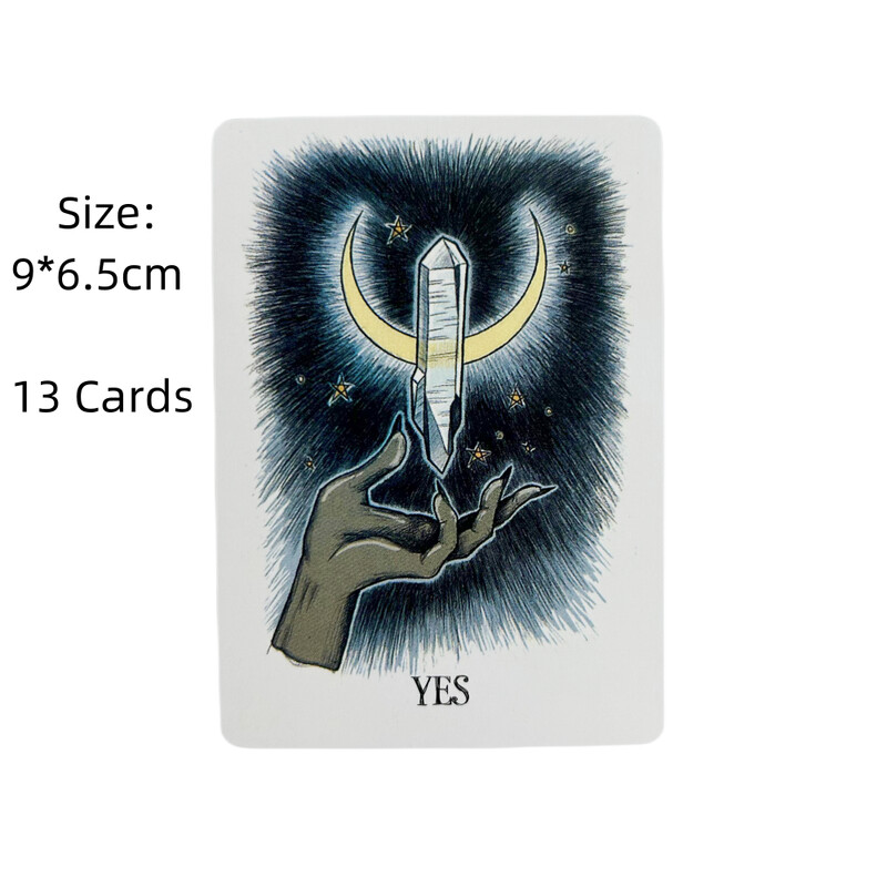 Crystal Ball Pocket Oracle Cards A 13 English Divination Tarot Edition špil Borad Games