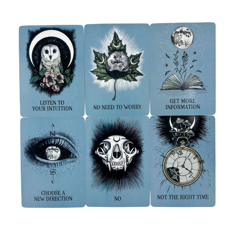 Crystal Ball Pocket Oracle Cards A 13 English Divination Tarot Edition špil Borad Games