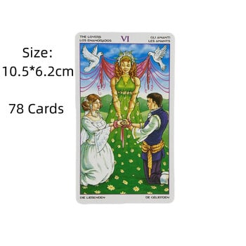 Wheel Of Year Tarot Cards A 78 Deck Oracle English Visions Divination Edition Borad Playing Games