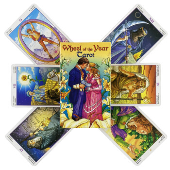 Wheel Of Year Tarot Cards A 78 Deck Oracle English Visions Divination Edition Borad Playing Games