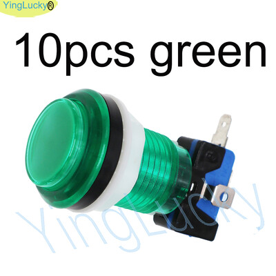 10 kom Arcade LED tipka 12V 30 mm botones arkada s mikroprekidačem za Arcade diy kit zamjenske dijelove Arcade tipka