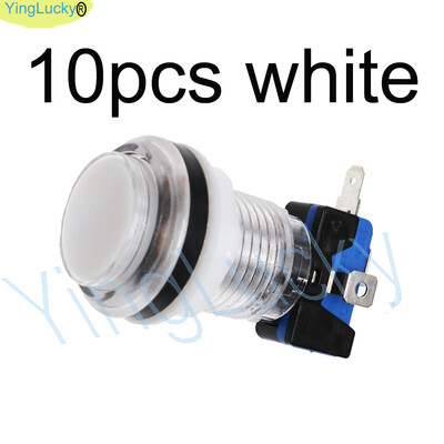 10 kom Arcade LED tipka 12V 30 mm botones arkada s mikroprekidačem za Arcade diy kit zamjenske dijelove Arcade tipka