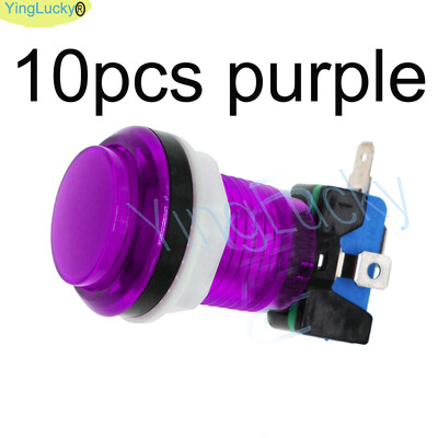 10 kom Arcade LED tipka 12V 30 mm botones arkada s mikroprekidačem za Arcade diy kit zamjenske dijelove Arcade tipka