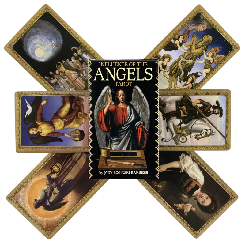 Influence Of The Angels Cards Tarot A 78 Deck Oracle English Visions Divination Edition Borad Παίζοντας Παιχνίδια