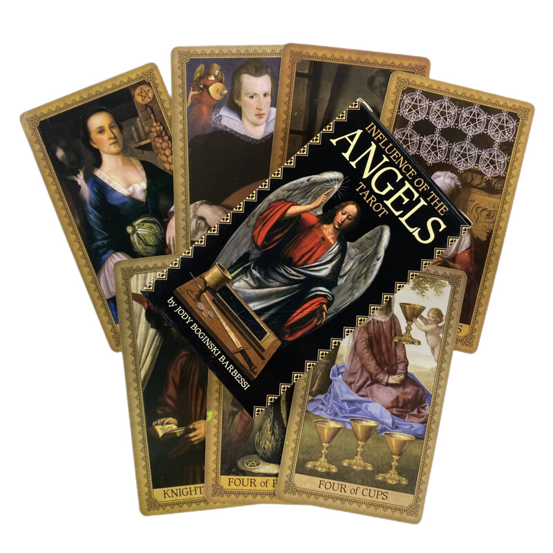 Influence Of The Angels Cards Tarot A 78 Deck Oracle English Visions Divination Edition Borad Παίζοντας Παιχνίδια