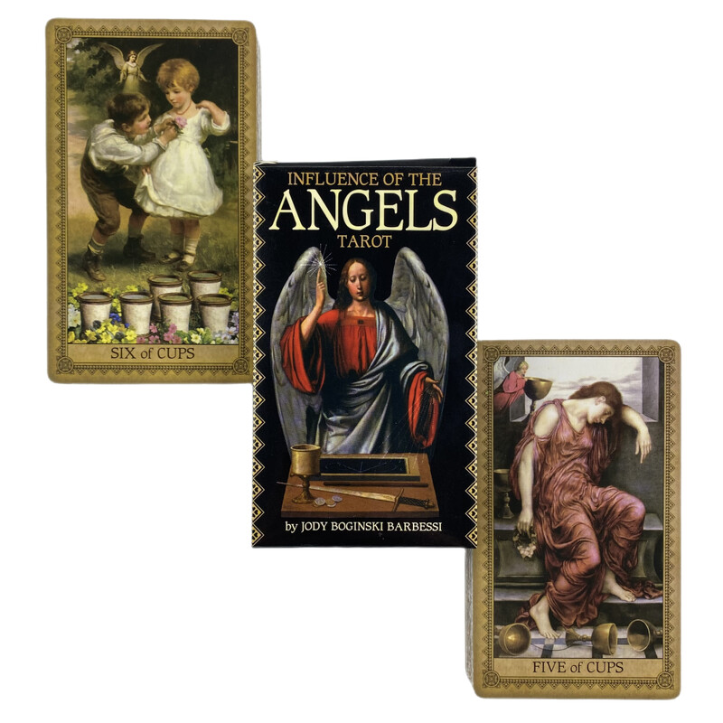 Influence Of The Angels Cards Tarot A 78 Deck Oracle English Visions Divination Edition Borad Παίζοντας Παιχνίδια