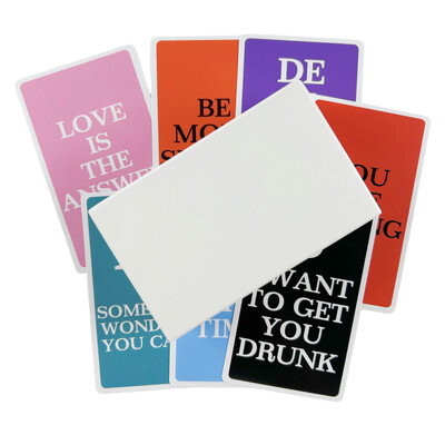 Pustinjak Tarot Karte s porukama Proricanje Proricanje sudbine Oracle Špil za obuku Zabava Društvena igra Party Edition