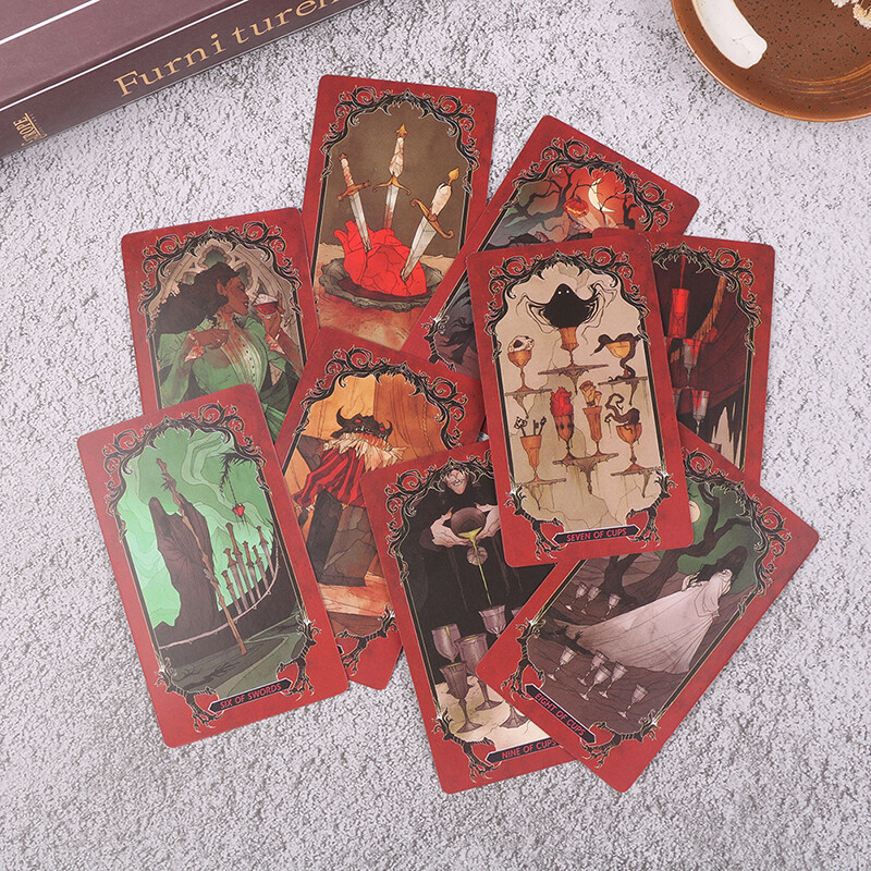 Tarot karte 12x7cm Destiny Oracle Tarot Oracle Card Horror Tarot Društvena igra Tarot na španjolskom