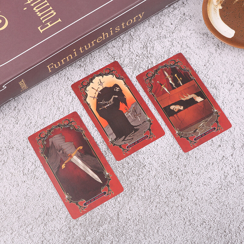 Tarot karte 12x7cm Destiny Oracle Tarot Oracle Card Horror Tarot Društvena igra Tarot na španjolskom