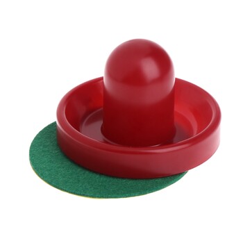 2 Κομμάτια Red Air Hockey Pushers και Air Hockey Pucks για τραπέζια παιχνιδιού Μεγάλος στόχος