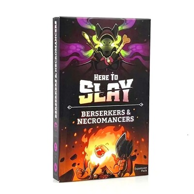 Here to Slay Here to Sleigh Holiday Expansion Pack Стратегическа ролева игра с карти за деца, тийнейджъри, възрастни 2-6 играчи