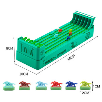 Vintage επιτραπέζιο παιχνίδι ιπποδρομιών Φορητό παιχνίδι ιπποδρομιών Derbys For Family Game Night