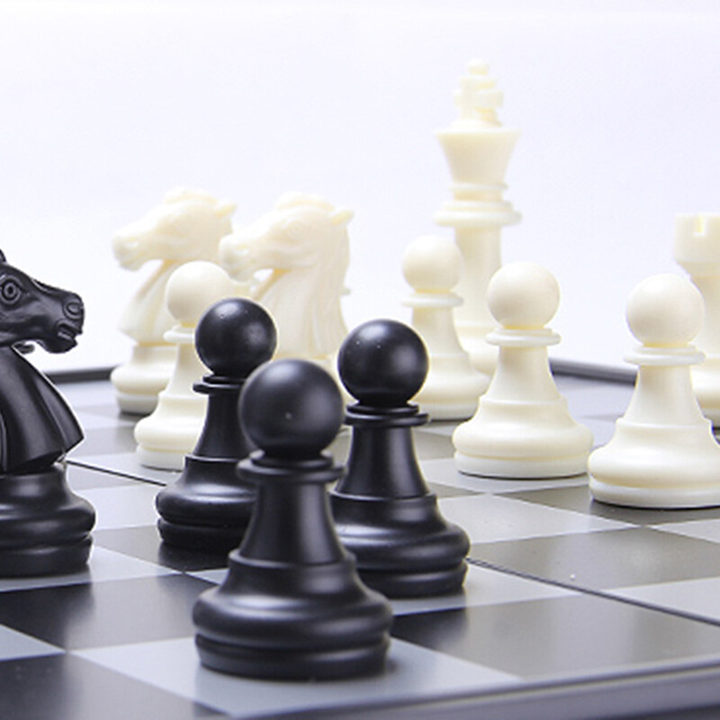 32 vienetų ABS vaikų šachmatų figūrėlė nešiojama pakaitinė vystomoji buitinė mokyklos žaislas žaislas gimtadienio dovana balta