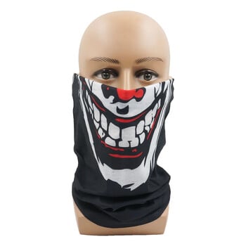 Cosplay Skull Seamless Neck Gaiter Αναπνεύσιμη Μάσκα Προσώπου Ποδηλάτη Ποδηλασία Ψάρεμα Σκι Μπαντάνα Ανδρικά Γυναικεία Κασκόλ για τρέξιμο