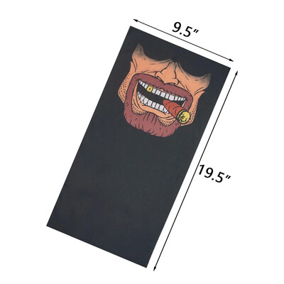 Cosplay lubanja Bešavne vratne naušnice Prozračna biciklistička maska za lice Biciklizam Ribolov Skijaška bandana Muškarci Žene Trčanje Pokrivalo za glavu Tuba marama