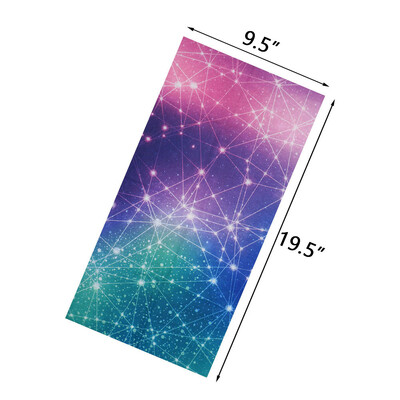 Πολύχρωμο τοπίο με έναστρο μοτίβο μαλλιά Bandana Galaxy Sky Printed Γυναίκες Κάμπινγκ Ταξίδι Λαιμός Κασκόλ Άνδρες Τρέξιμο Headband Gaiter