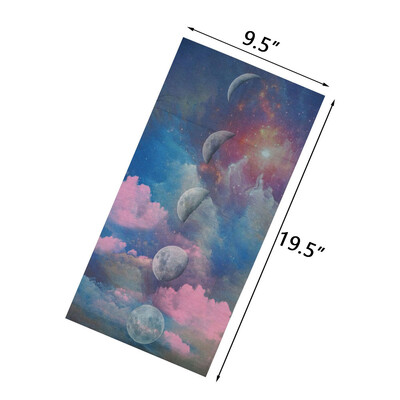 Πολύχρωμο τοπίο με έναστρο μοτίβο μαλλιά Bandana Galaxy Sky Printed Γυναίκες Κάμπινγκ Ταξίδι Λαιμός Κασκόλ Άνδρες Τρέξιμο Headband Gaiter