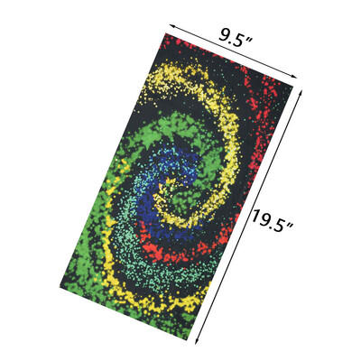 Πολύχρωμο τοπίο με έναστρο μοτίβο μαλλιά Bandana Galaxy Sky Printed Γυναίκες Κάμπινγκ Ταξίδι Λαιμός Κασκόλ Άνδρες Τρέξιμο Headband Gaiter