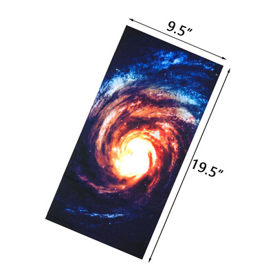 Πολύχρωμο τοπίο με έναστρο μοτίβο μαλλιά Bandana Galaxy Sky Printed Γυναίκες Κάμπινγκ Ταξίδι Λαιμός Κασκόλ Άνδρες Τρέξιμο Headband Gaiter