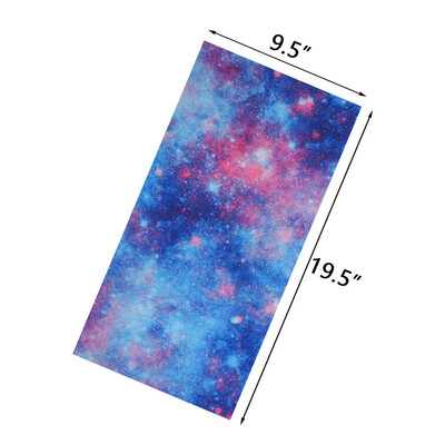 Πολύχρωμο τοπίο με έναστρο μοτίβο μαλλιά Bandana Galaxy Sky Printed Γυναίκες Κάμπινγκ Ταξίδι Λαιμός Κασκόλ Άνδρες Τρέξιμο Headband Gaiter
