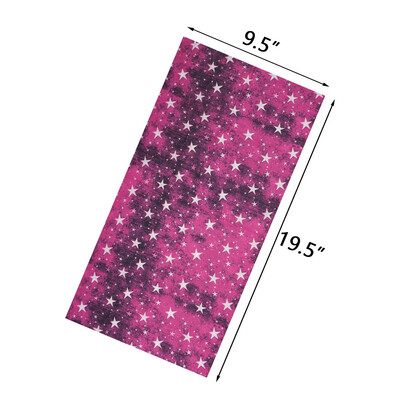 Πολύχρωμο τοπίο με έναστρο μοτίβο μαλλιά Bandana Galaxy Sky Printed Γυναίκες Κάμπινγκ Ταξίδι Λαιμός Κασκόλ Άνδρες Τρέξιμο Headband Gaiter