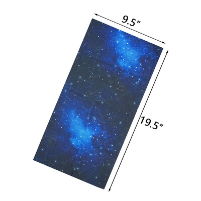 Πολύχρωμο τοπίο με έναστρο μοτίβο μαλλιά Bandana Galaxy Sky Printed Γυναίκες Κάμπινγκ Ταξίδι Λαιμός Κασκόλ Άνδρες Τρέξιμο Headband Gaiter