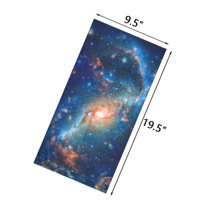 Πολύχρωμο τοπίο με έναστρο μοτίβο μαλλιά Bandana Galaxy Sky Printed Γυναίκες Κάμπινγκ Ταξίδι Λαιμός Κασκόλ Άνδρες Τρέξιμο Headband Gaiter