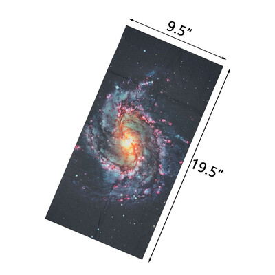 Πολύχρωμο τοπίο με έναστρο μοτίβο μαλλιά Bandana Galaxy Sky Printed Γυναίκες Κάμπινγκ Ταξίδι Λαιμός Κασκόλ Άνδρες Τρέξιμο Headband Gaiter