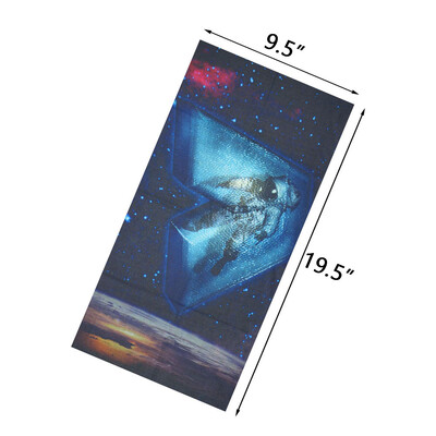 Πολύχρωμο τοπίο με έναστρο μοτίβο μαλλιά Bandana Galaxy Sky Printed Γυναίκες Κάμπινγκ Ταξίδι Λαιμός Κασκόλ Άνδρες Τρέξιμο Headband Gaiter