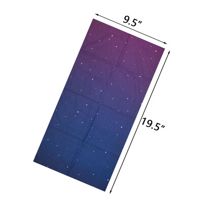 Πολύχρωμο τοπίο με έναστρο μοτίβο μαλλιά Bandana Galaxy Sky Printed Γυναίκες Κάμπινγκ Ταξίδι Λαιμός Κασκόλ Άνδρες Τρέξιμο Headband Gaiter