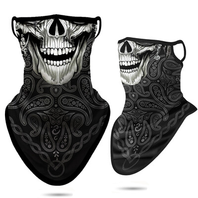 Lubanja Balaclava traka za glavu Paisley vratna maska s cijevnom maskom za uši Maska za lice otporna na vjetar Biciklistička maska za šal za noć vještica Muškarci Žene