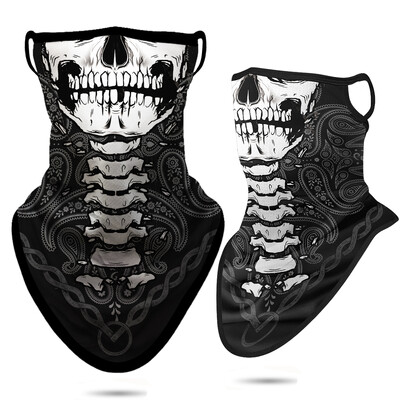 Lubanja Balaclava traka za glavu Paisley vratna maska s cijevnom maskom za uši Maska za lice otporna na vjetar Biciklistička maska za šal za noć vještica Muškarci Žene