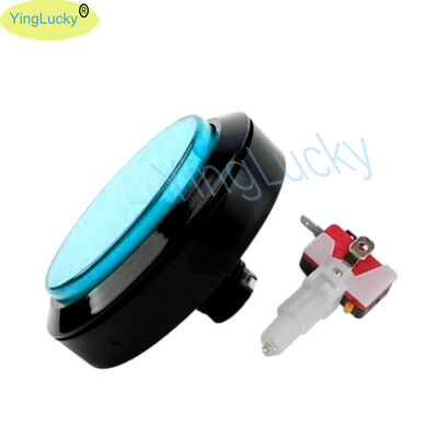 Κουμπί LED Arcade 100mm με ενσωματωμένο διακόπτη επαναφοράς, επίπεδο φωτιζόμενο κουμπί, μεγάλο κουμπί για γερανό κονσόλας παιχνιδιών