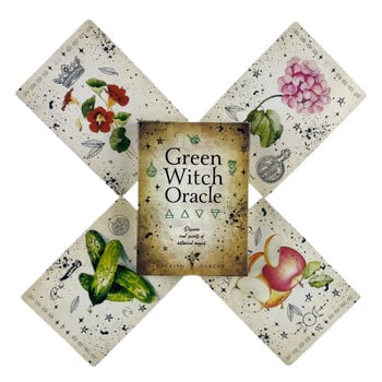 Green Witch Oracle Cards Μαντεία Tarot Divination Edition Creativity Deck επιτραπέζιου παιχνιδιού