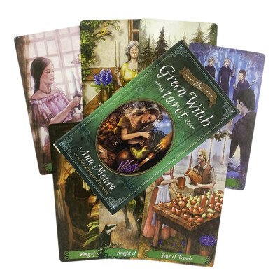 Green Witch Oracle Cards Μαντεία Tarot Divination Edition Creativity Deck επιτραπέζιου παιχνιδιού