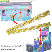 2000 kom/lot Arcade Lutrija Papirnate ulaznice otkup za zabavni park Arcade Ticket Crane Machine Igre na kovanice Neo Geo