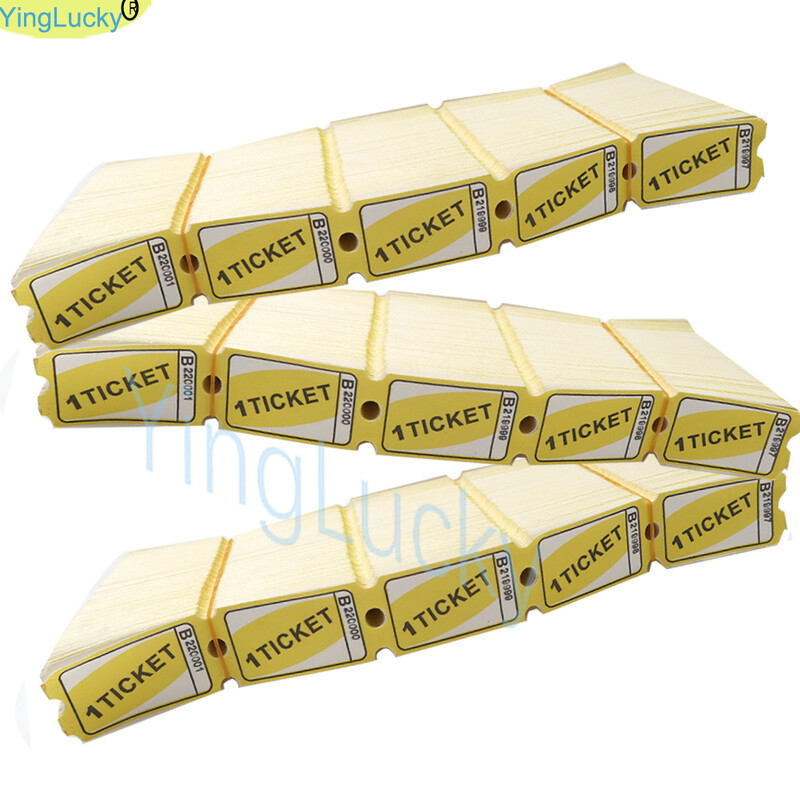 2000 kom/lot Arcade Lutrija Papirnate ulaznice otkup za zabavni park Arcade Ticket Crane Machine Igre na kovanice Neo Geo