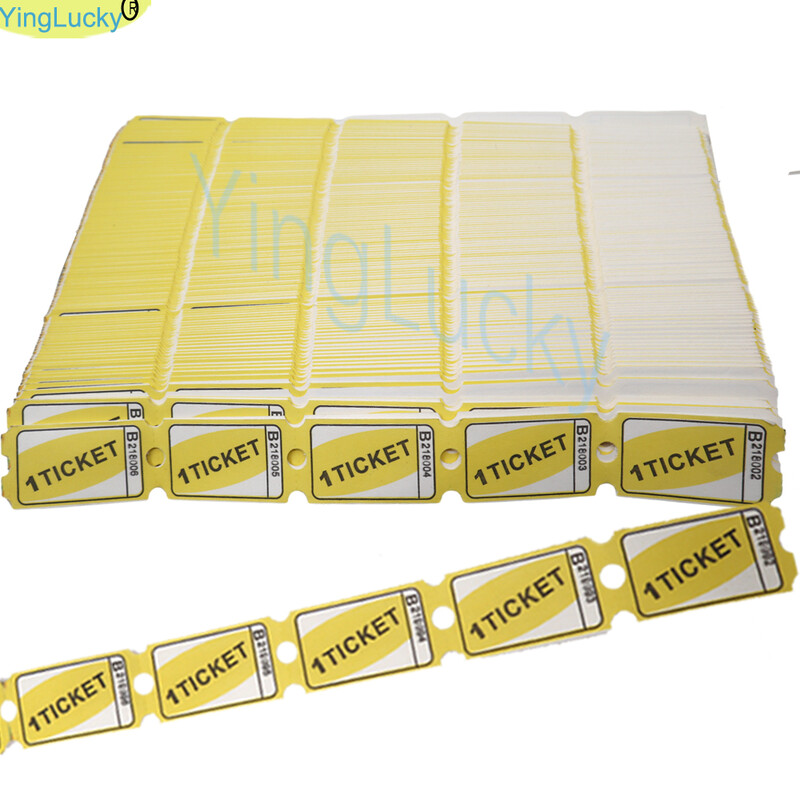 2000 kom/lot Arcade Lutrija Papirnate ulaznice otkup za zabavni park Arcade Ticket Crane Machine Igre na kovanice Neo Geo