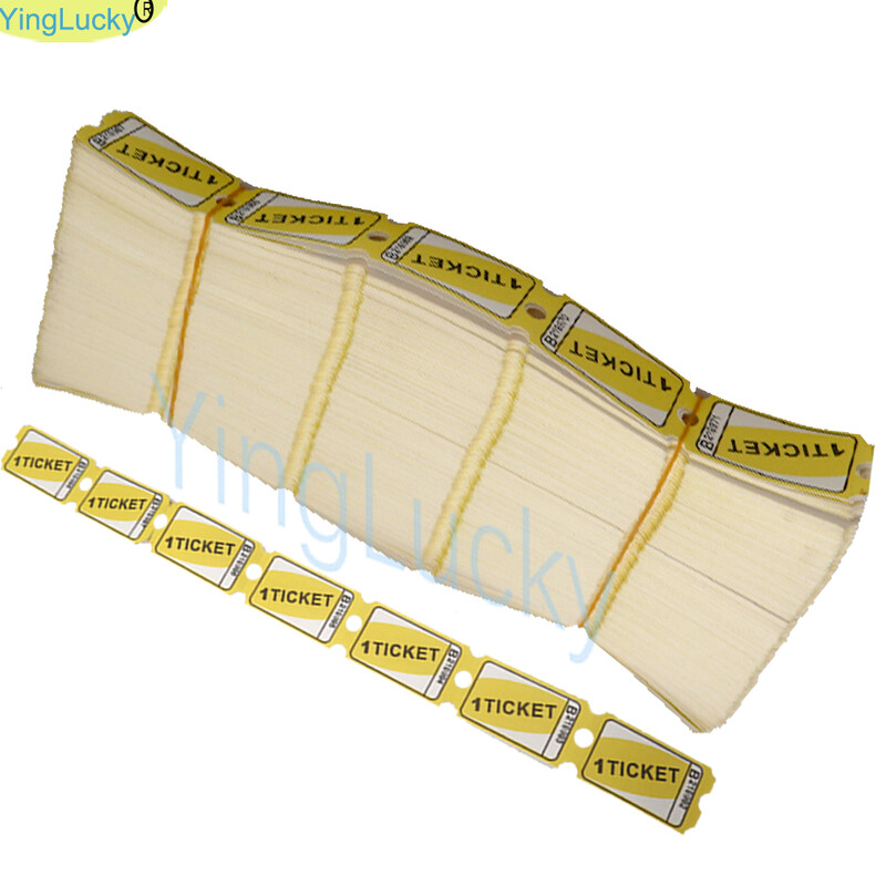 2000 kom/lot Arcade Lutrija Papirnate ulaznice otkup za zabavni park Arcade Ticket Crane Machine Igre na kovanice Neo Geo